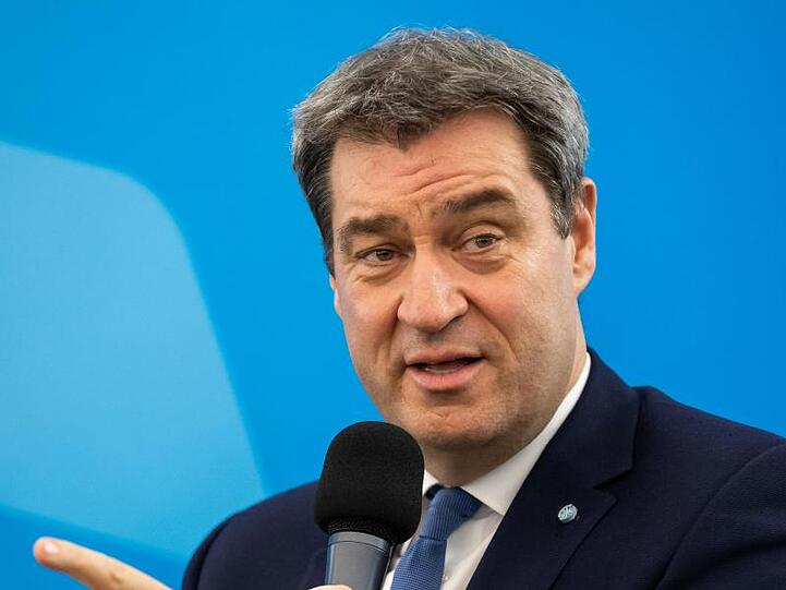 Markus Söder (CSU) spricht auf einer CSU-Veranstaltung. Foto: Daniel Karmann/dpa/Archivbild