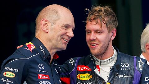 Auch Sebastian Vettel wusste, wem er viel zu verdanken hatte.