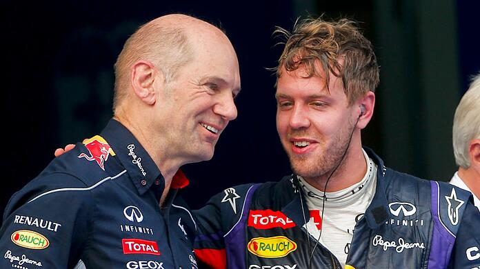 Auch Sebastian Vettel wusste, wem er viel zu verdanken hatte.