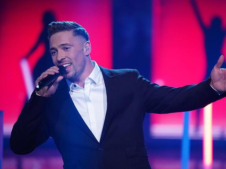 Ramon Roselly im Finale von DSDS im April 2020.