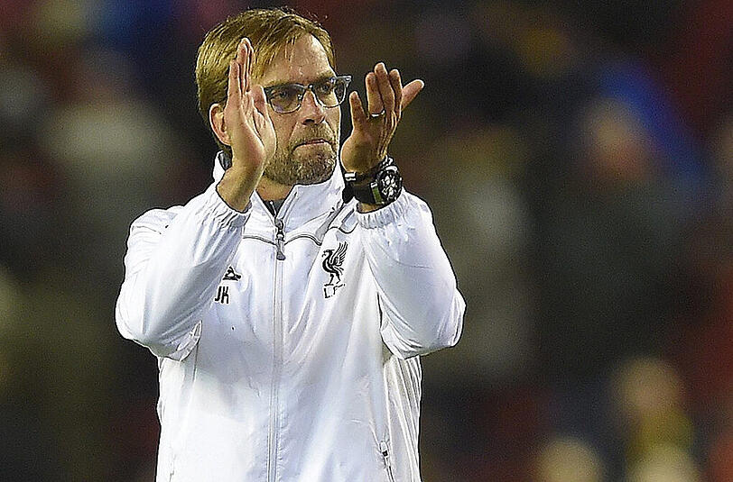 Liverpools neuer Trainer Jürgen Klopp schwimmt mit seiner Mannschaft auf der Erfolgswelle.