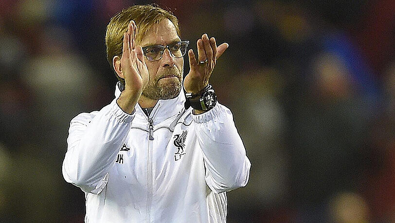 Liverpools neuer Trainer Jürgen Klopp schwimmt mit seiner Mannschaft auf der Erfolgswelle. Liverpools neuer Trainer Jürgen Klopp schwimmt mit seiner Mannschaft auf der Erfolgswelle.