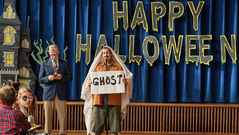 Adam Sandler als Hubie Dubois im Netflix-Film "Hubie Halloween". Adam Sandler als Hubie Dubois im Netflix-Film "Hubie Halloween".
