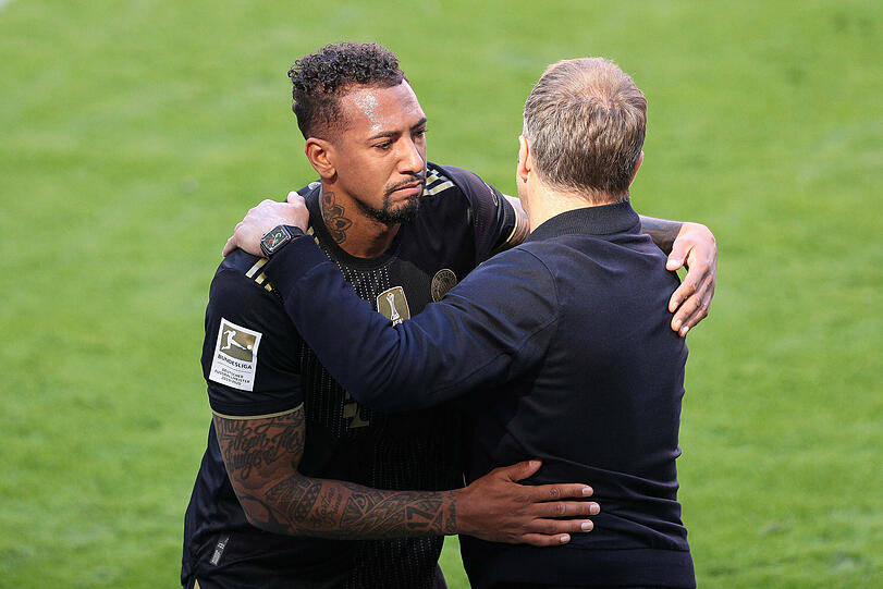 Jerome Boateng hatte bei seiner letzten Auswechslung sichtlich Tränen in den Augen