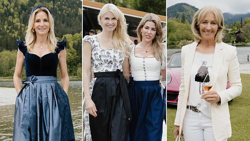 Mit dem Porsche in Tracht zum "Ladies Lunch" am Tegernsee – diese Promi-Damen sind bei dem PS-starken Dirndl-Event dabei.