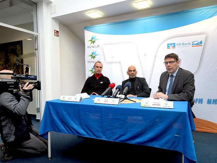 Sind mit einer Initiative für Winterspiele in Deutschland vorgeprescht: Frank Ullrich (l-r), Mike Helios und Thomas Kaminski.