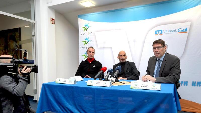 Sind mit einer Initiative für Winterspiele in Deutschland vorgeprescht: Frank Ullrich (l-r), Mike Helios und Thomas Kaminski. Sind mit einer Initiative für Winterspiele in Deutschland vorgeprescht: Frank Ullrich (l-r), Mike Helios und Thomas Kaminski.