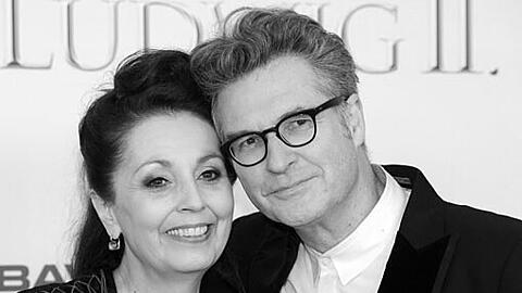 Peter Sehr mit seiner Frau Marie Noëlle bei der Premiere von &bdquo;Ludwig II&ldquo;.