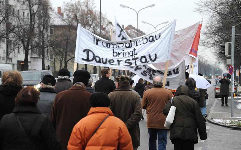 Die Anwohner aus Laim und Hadern befürchten einen Dauerstau durch die Tram.