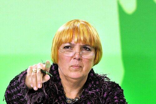 Grünen-Chefin Claudia Roth - wird sie vielleicht neue Kanzlerin?