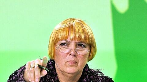 Grünen-Chefin Claudia Roth - wird sie vielleicht neue Kanzlerin?