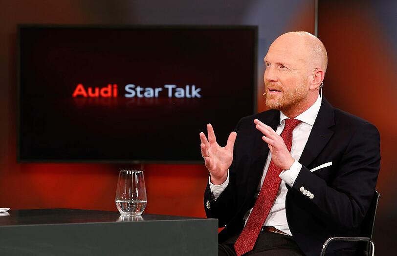 FC Bayern Sportvorstand Matthias Sammer beim "Audi Star Talk" im Gespräch.