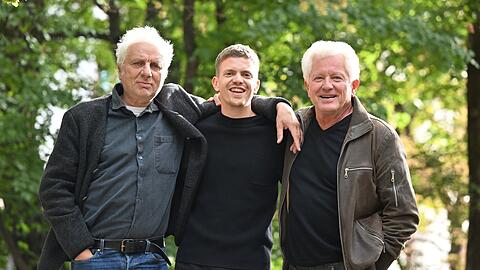 Die "Tatort"-Schauspieler Udo Wachtveitl, Ferdinand Hofer und Miroslav Nemec (v.l.). (Archivbild)