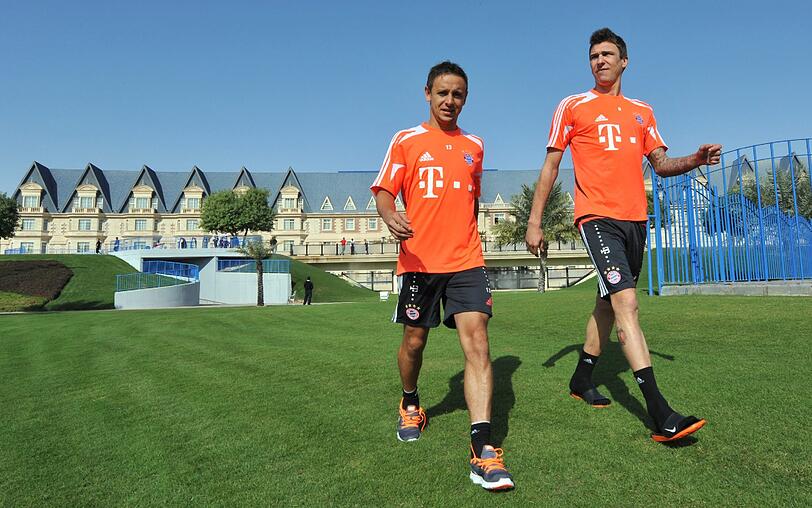 Tag 2 im Trainingslager des FC Bayern in Doha.