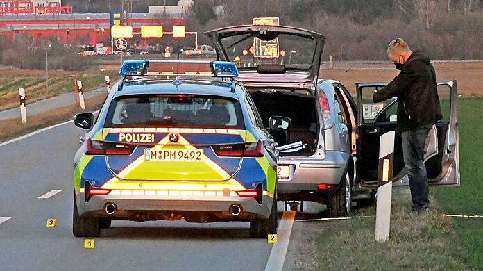 Der Ort der Festnahme auf der Hohenbrunner Straße in Taufkirchen.