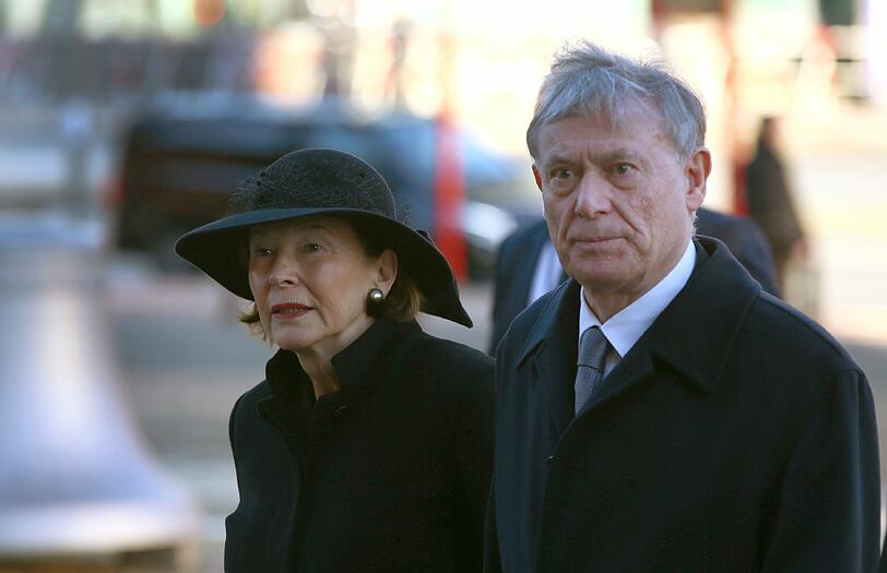 Horst Köhler und seine Frau Eva Luise Köhler
