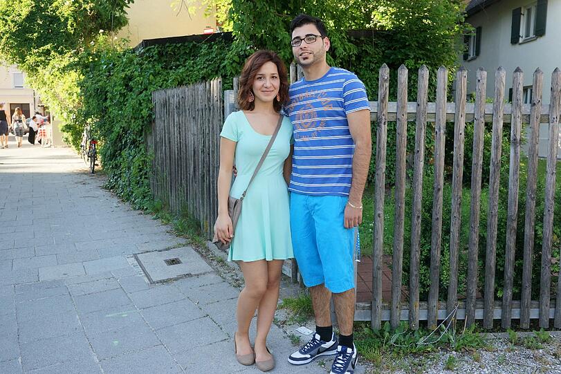 Özge, hier mit ihrem Freund Onur.