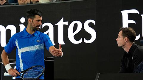 Novak Djokovic und Andy Murray werden nicht mehr zusammenarbeiten.
