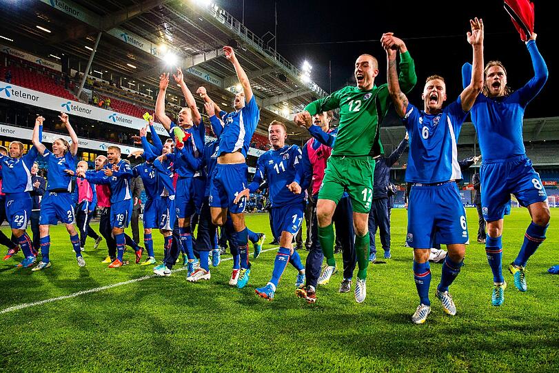 Ebenfalls eine Überraschung: Island hat es in die Relegation geschafft!