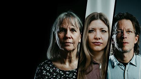 Drei Menschen, drei Lebenswelten: Anhand der Geschichten von Claudia (links), Cecilia und Fritz zeigt die ZDF-Reportage, wie &Uuml;berzeugungen und Verschw&ouml;rungsglauben zu Konflikten f&uuml;hren. Am Ende steht die Frage nach einem Ausweg.