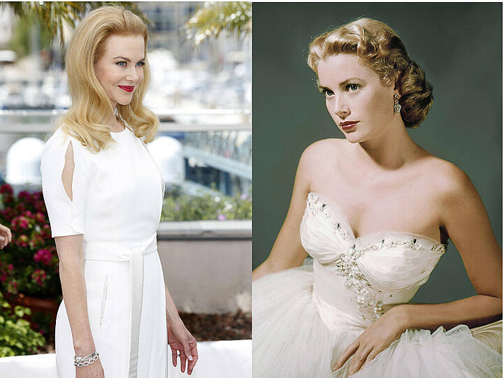 Zum Verwechseln ähnlich: Nicole Kidman (l.) und Grace Kelly