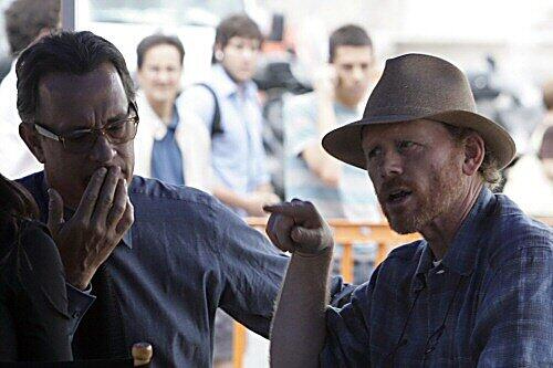 Ron Howard (r.) und Schauspieler Tom Hanks