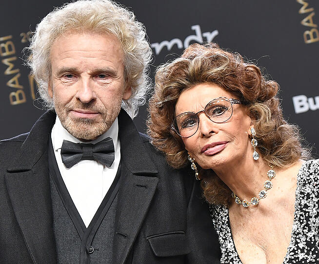Thomas Gottschalk und Sophia Loren