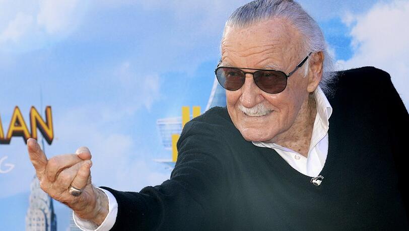 Stan Lee im Jahr vor seinem Tod. Stan Lee im Jahr vor seinem Tod.