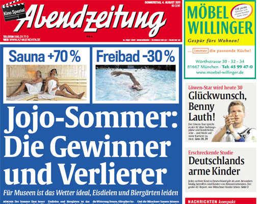 Jahres-Rückblick: Rückblick: Das Jahr 2011 in AZ-Schlagzeilen - München - Abendzeitung München