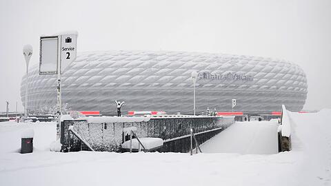 Das Spiel zwischen dem FC Bayern München und dem 1. FC Union Berlin wurde aufgrund der Wetterlage abgesagt.