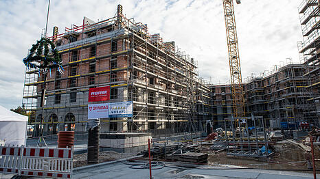Richtfest für 286 Wohungen im neuen Quartier „Orplid“ in Berg am Laim.