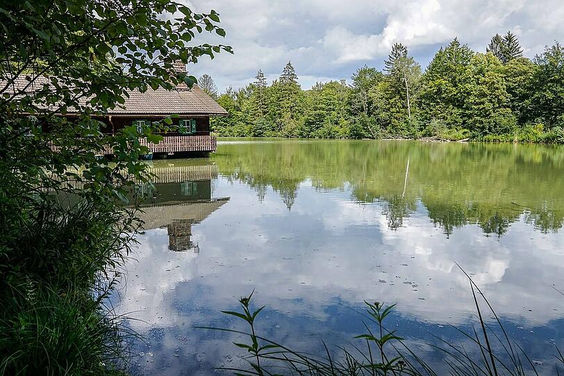Der Hinterbrühler See.