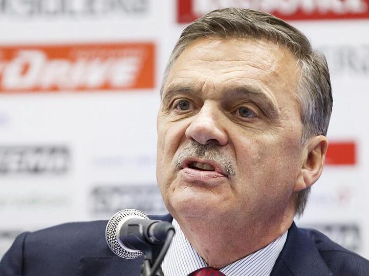 René Fasel ist der Präsident des Eishockey-Weltverbandes IIHF.