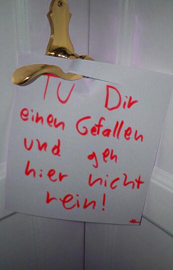 Von Knirpsen lernen: Wo man nicht hinschaut, da ist auch nix Schlimmes. Findet Niklas (11).