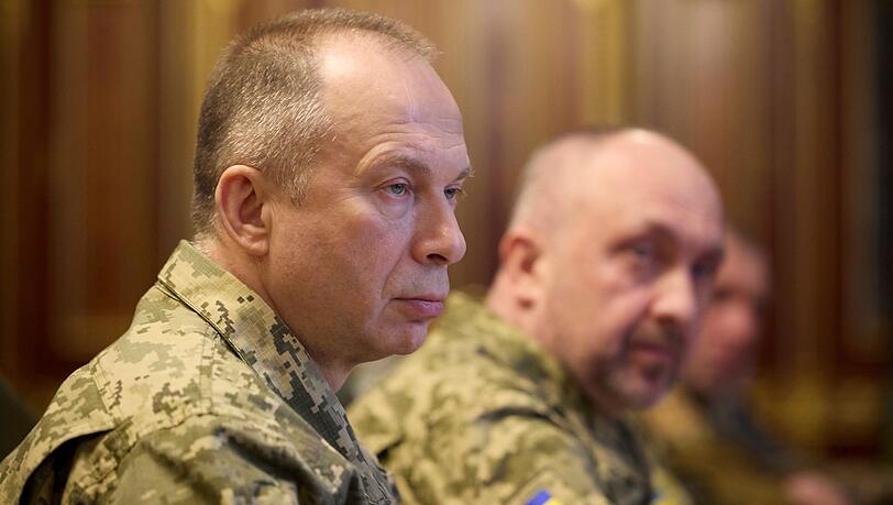 Der monatliche Rekrutierungsbedarf der ukrainischen Armee ist von Oberbefehlshaber Olexander Syrskyj mit 30.000 Mann beziffert worden. (Archivbild)