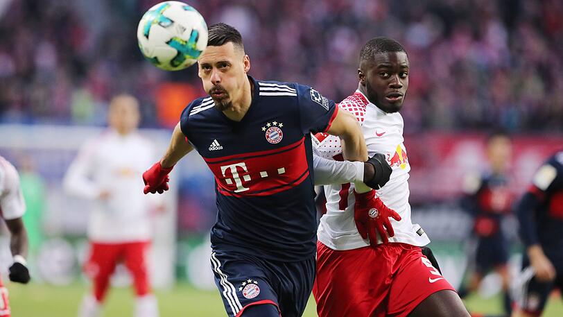 Zur Stelle: Bayern Sandro Wagner trifft in der 12. Minute zur Bayern-Führung