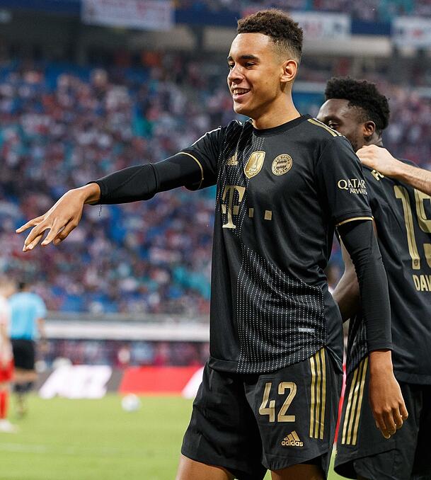 Gegen Leipzig der Matchwinner: Wunderknabe Jamal Musiala. Gegen Leipzig der Matchwinner: Wunderknabe Jamal Musiala.