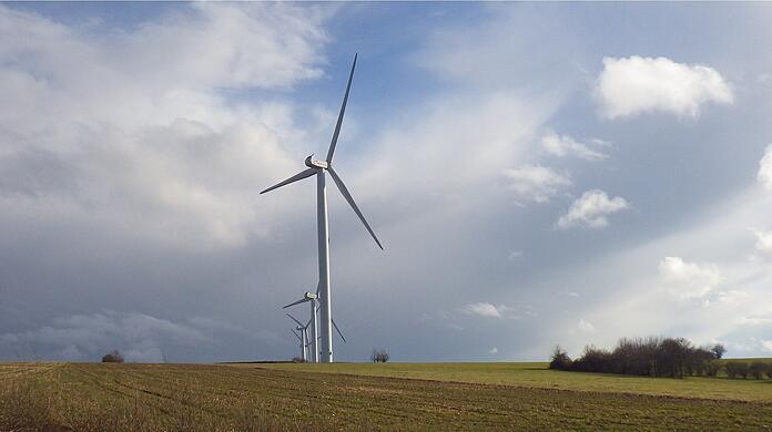 Ein Windpark in Dehlingen im Osten Frankreichs: Wird hier nachhaltige Münchner Energie erzeugt?