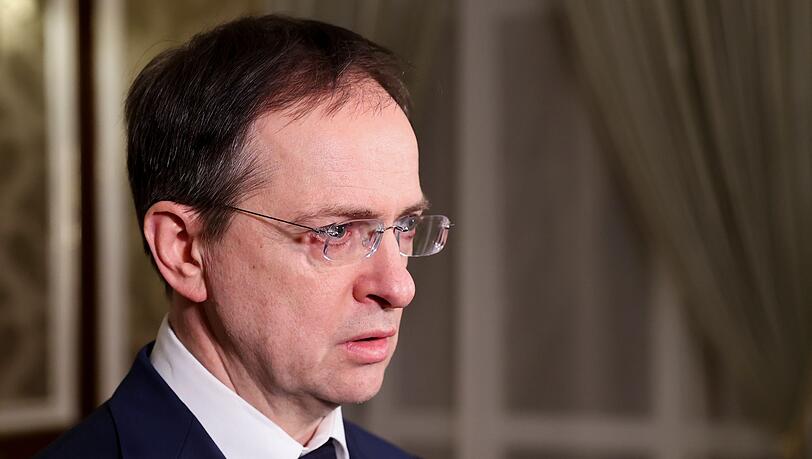 Wladimir Medinski ist als Berater des russischen Präsidenten Wladimir Putin in Ukraine-Verhandlungen ein bekanntes Gesicht. (Archivbild)