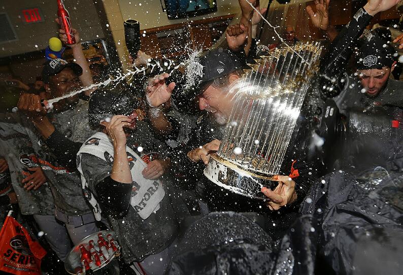 Jubel in San Francisco: Die Giants haben in der Nacht auf Montag zum siebten Mal die World Series gewonnen.