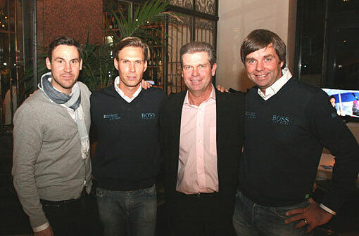 Tobias Dier, Tino Schuster, Karl Langwieder, Felix Lubenau (v.l.)