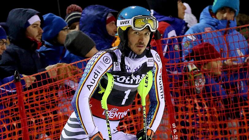 Felix Neureuther ist enttäuscht über sein Ausscheiden beim Slalom. Felix Neureuther ist enttäuscht über sein Ausscheiden beim Slalom.