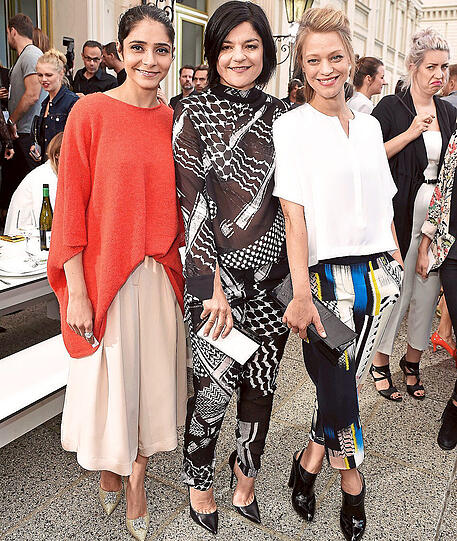 Pegah Ferydoni, Jasmin Tabatabai und Heike Makatsch bei Lala Berlin