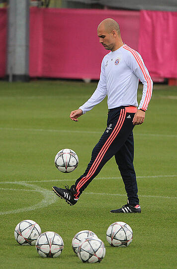 Pep Guardiola hat immer noch ein Gefühl für die Kugel.
