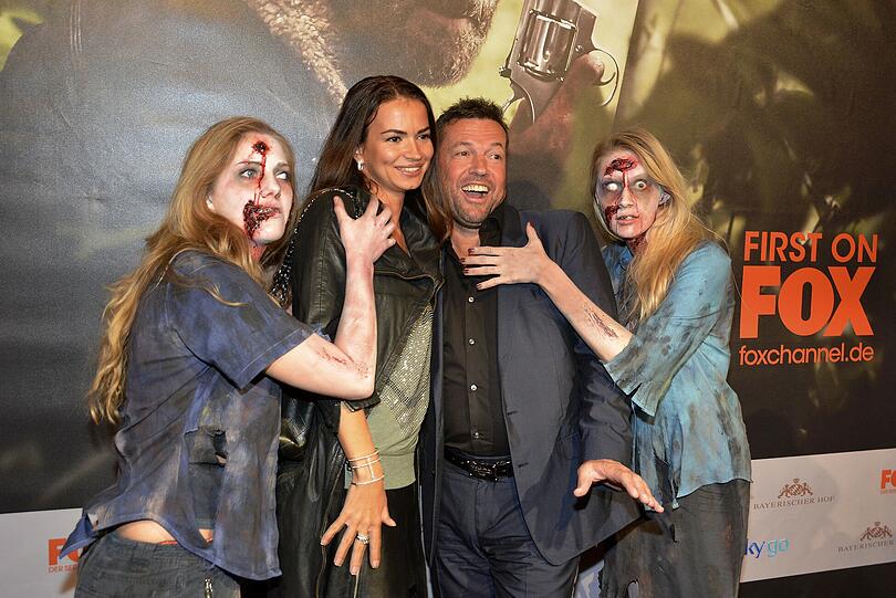 Lothar Matthäus und seine Verlobte Anastasia Klimko.