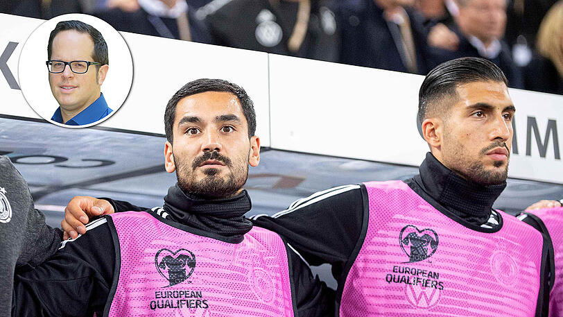 Ilkay Gündogan und Emre Can wirkten erschrocken über die Welle der Reaktionen.