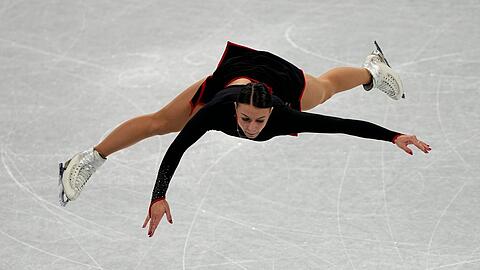 Nicole Schott zeigte in Peking eine beeindruckende Kurzkür.
