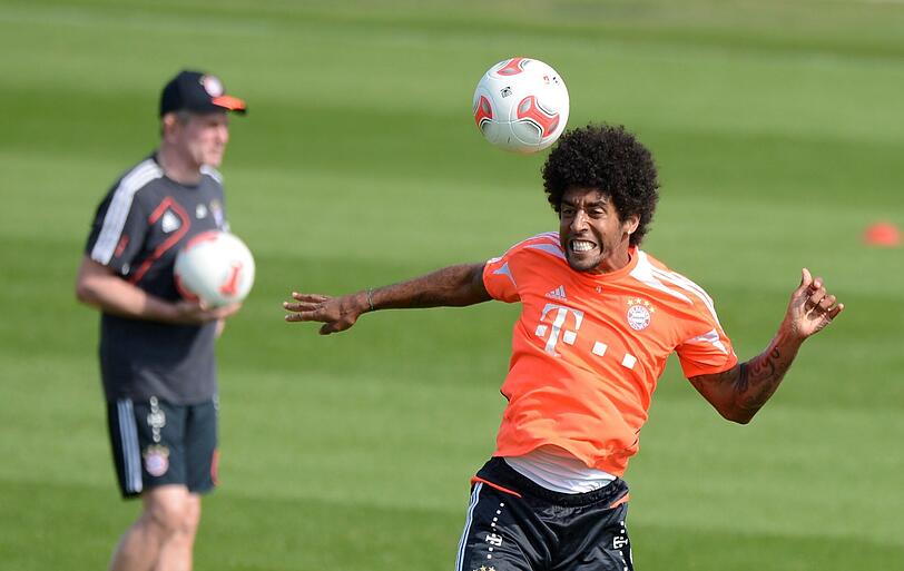 Die Bayern beim Morgentraining an Tag 3 in Doha.