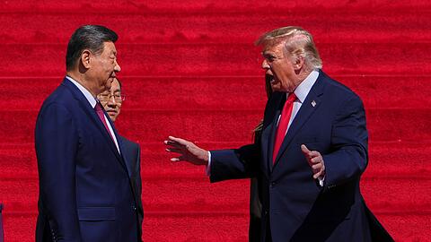 Trump hatte Xi vergangene Woche in Washington empfangen. (Archivbild)