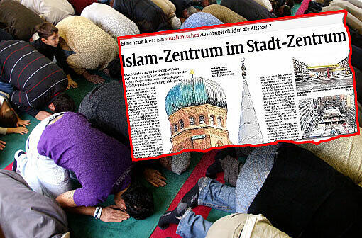 So hat die AZ über das geplante Islamzentrum berichtet, für das zeitweise ein Standort in der Herzog-Wilhelm-Straße angedacht war.